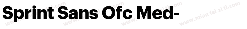 Sprint Sans Ofc Med字体转换